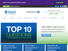 Tablet Screenshot of gmed.com